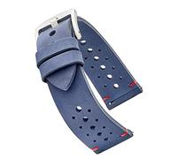 ALPINE Genuine Vintage Leather 20mm Watch Band - Replacement Watch Bands for Women & Men - Watch Strap with Quick Release Stainless Steel buckle - Compatible with Regular & Smart Watch Bands(Blue)