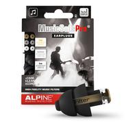 Alpine PartyPlug Earplugs with Special Music Filters (Black)