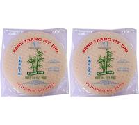 Alpine Heights Bamboo Tree Vietnamese Rice Paper, 22cm (340g) - Pack of 2 | Ideal for Spring Rolls & Summer Rolls