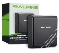Alpine Industries Commercial Hand Dryer, Stainless Steel, Matt Black, Slim