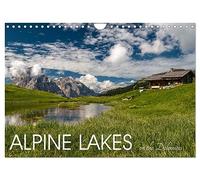 Alpine lakes on the Dolomites (Wall Calendar 2027 DIN A4 landscape), CALVENDO 12 Month Wall Calendar: Wonders of nature