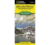 Alpine Lakes Wilderness Map: Trails Illustrated Other Rec. Areas (National Geographic Trails Illustrated Map)