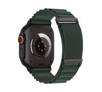 Alpine Loop Compatible With Apple Watch Ultra 2/Ultra, 49mm-38mm Nylon Watch Band for iWatch SE/SE 2 Series 10-1 (Dark Green)