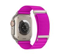 Alpine Loop Compatible With Apple Watch Ultra 2/Ultra, 49mm 46mm 45mm 44mm 42mm 41mm 40mm 38mm Alpine Nylon Watch Band for iWatch Ultra SE/SE 2 Series 10 9 8 7 6 5 4 3 2 1 (Dragon Fruit, 44/45/46/49