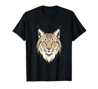 Alpine Lynx Wildcat Forest Face Art Graphic T-Shirt Value Graphic T-Shirt