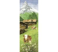 Alpine Meadow - 14 count Aida - Cross Stitch Kit