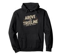 Alpine Meadow Hiker Above Treeline Identity Outdoor Pride Pullover Hoodie
