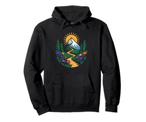 Alpine Meadow Hiker Eagle Mountain Ridge Outdoor Pullover Hoodie