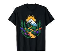 Alpine Meadow Hiker Eagle Mountain Ridge Outdoor T-Shirt