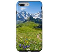Alpine Meadow Mountain Path Valley Landscape Photography Case for iPhone 7 Plus/8 Plus