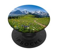 Alpine Meadow Mountain Path Valley Landscape Photography PopSockets Adhesive PopGrip