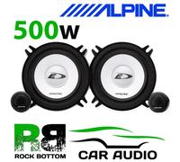 Alpine 2-Way Car Audio Speaker¦5-1/4"-13cm Component¦250W Peak Power¦SXE 1350S