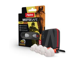 Alpine MotoSafe Duo - 2 Pairs Sport 20dB & Tour 17dB - Motorcycle Ear Plugs
