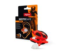Alpine MotoSafe Sport 20 dB Motorcycle Ear Plugs Wind Noise Reduction | For touring and leisure riding | Comfortable for longer rides | Two hearing protection options| Reusable, secure fit