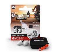 Alpine MotoSafe Tour Ear Plugs - Prevents Hearing Damage While Motorcycling - Traffic Still Audible - Comfortable Hypoallergenic Material - Reusable Earplugs, 1 Pair
