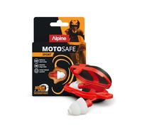 Alpine MotoSafe Tour - Reusable Ear Plugs - Hearing Protection - 20dB SNR - Reduce Wind Noise - Motorcycle Earplugs for Touring & Motorways - Hypoallergenic - 1 Pair