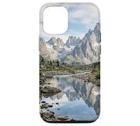 Alpine Mountain Lake Reflection Jagged Peaks Scenic Case for iPhone 12/12 Pro