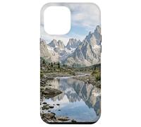 Alpine Mountain Lake Reflection Jagged Peaks Scenic Case for iPhone 12 Pro Max