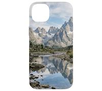 Alpine Mountain Lake Reflection Jagged Peaks Scenic Case for iPhone 14 Plus