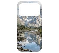 Alpine Mountain Lake Reflection Jagged Peaks Scenic Case for iPhone 17 Pro