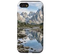 Alpine Mountain Lake Reflection Jagged Peaks Scenic Case for iPhone SE (2020) / 7/8