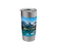 Alpine Mountain Lake Reflection Scenic Landscape Graphic Stainless Steel Insulated Tumbler