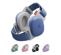 Alpine Muffy Baby Comfort Ear Defenders, Adjustable up to 48 months, Denim | Adjust the size as your baby grows |Double Strap | Safe Fit | Soft Pads | Travel & Fireworks | 24 dB | UKCA Certified