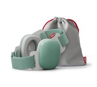 Alpine Muffy Baby Comfort Ear Defenders, Adjustable up to 48 months, Green | Adjust the size as your baby grows |Double Strap | Safe Fit | Soft Pads | Travel & Fireworks | 24 dB | UKCA Certified