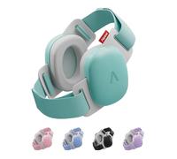 Alpine Muffy Baby Comfort - Ear Defenders for Babies and Toddlers - CE & UKCA Certified - Headband for Safe Fit & Comfort - Adjustable for Ages Up To 48 Months - 24dB Sound Reduction, Aqua Blue