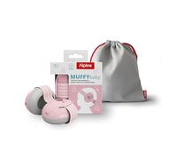 Alpine Muffy Baby Ear Defender for Babies and Toddlers up to 48 Months - CE & UKCA Certified - Noise Reduction Earmuffs - Comfortable Baby Headphones Against Hearing Damage & Improves Sleep - Blush