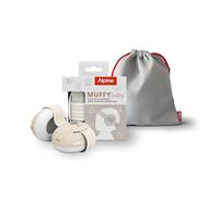 Alpine Muffy Baby Ear Defender for Babies and Toddlers up to 48 Months - CE & UKCA Certified - Noise Reduction Earmuffs - Comfortable Baby Headphones Against Hearing Damage & Improves Sleep - Sand