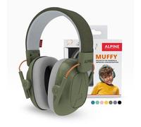 Alpine Muffy Kids Noise Reduction Earmuffs - 5-16 y - Ear Defender - Green