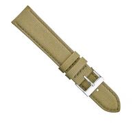 ALPINE Padded Vegan Leatherette Watch Strap - Green Leather Free Watch Band - 14MM Quick-Release Replacement Watch Strap - Eco-Friendly Bands for Women & Men - Compatible with Regular & Smart watches