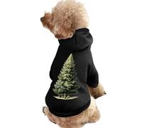 Alpine Pine Tree Pet Hoodie Sweatshirt Hooded Dog Cat Pullover Clothes Puppy Costume