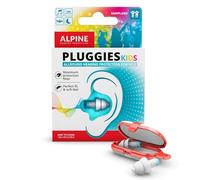 Alpine Pluggies Kids Ear Plugs for Small Ear Canals - Noise Cancelling Earplugs for Kids Age 5-12 Multifunctional Hearing Protection for Flying and Swimming - Hypoallergenic Reusable Filter Earplugs