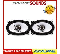 ALPINE PORSCHE 944 VW Golf MK 1 "4x6" 2 way 300 Watts Car Coaxial Speakers NEW