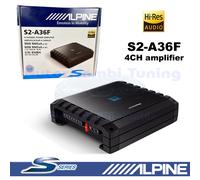 ALPINE S2-A36F Class D S-Series 4 Channel Amplifier 4 X 90 Wrms Power