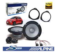 Set Coffers ALPINE S2-S65 Speakers Coaxial To 2 Ways 165 MM 240W