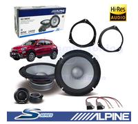 Set Coffers ALPINE S2-S65 Speakers Coaxial To 2 Ways 165 MM 240W