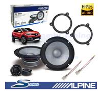 Set Coffers ALPINE S2-S65 Speakers Coaxial To 2 Ways 165 MM 240W