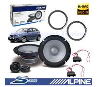 Set Coffers ALPINE S2-S65 Speakers Coaxial To 2 Ways 165 MM 240W