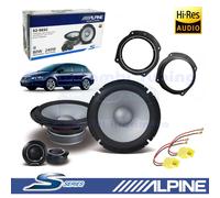 Set Coffers ALPINE S2-S65 Speakers Coaxial To 2 Ways 165 MM 240W