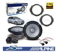 Alpine S2-S65C Speaker Kit 2 Way 165mm 240W for Ford Focus C-MAX