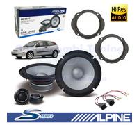 Set Coffers ALPINE S2-S65 Speakers Coaxial To 2 Ways 165 MM 240W