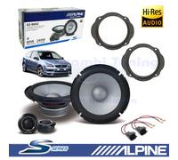 Set Coffers ALPINE S2-S65 Speakers Coaxial To 2 Ways 165 MM 240W