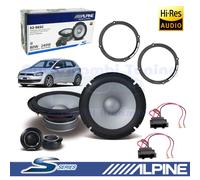 Set Coffers ALPINE S2-S65 Speakers Coaxial To 2 Ways 165 MM 240W
