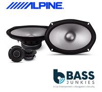 Alpine S2-S69C - 520 Watts 2 Way 6" x 9" Car Van Component Tweeters Speakers Kit