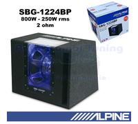 Alpine SBG-1224BP Passive Bass Reflex Subwoofer In 30 Cm 12'' 800W 2 Ohm