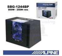 ALPINE SBG-1244BP Passive Bass Reflex Subwoofer 12" 800W 4 Ohm Black