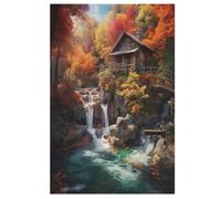 Alpine Serenity Jigsaw Puzzle for Adults 1000 Piece for Kids Age 12 Years Up Woodiness Puzzles Educational Game 78×53cm